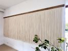 Extra Large Wall Art Macrame-Zorke 40 | Macrame Wall Hanging in Wall Hangings by Olivia Fiber Art. Item composed of wood & wool compatible with boho and minimalism style