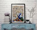 Tree of life in the spring | Oil And Acrylic Painting in Paintings by Elena Parau. Item made of paper works with boho & country & farmhouse style