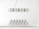 Zhe Pendant 4 | Pendants by SEED Design USA. Item composed of wood and steel