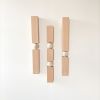 Wood Sculpture "Monolith" Vertical Set-Modern Wall Art | Sculptures by Candice Luter Art & Interiors