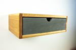Dark Cloud | Floating Table in Tables by Curly Woods. Item made of oak wood with concrete works with modern style