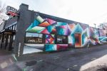 Google Fiber mural | Street Murals by Nathan Brown. Item composed of synthetic