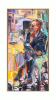 Reservation For One | Oil And Acrylic Painting in Paintings by Tiffany Lippincott Art