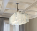 Chandelier | Chandeliers by Rick Strini. STRINI ART GLASS. Item made of glass