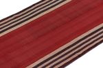 Vintage Persian Kilim Runner in Red with Blue and White | Area Rug in Rugs by Rug and Kilim