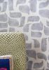 Metolius Chatty Pale Grey Wallpaper | Wall Treatments by Metolius. Item composed of fabric and paper