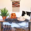 Tapestry with Cholla Cactus Wood | Macrame Wall Hanging in Wall Hangings by Estudio Zanny | Private Residence - Austin, TX in Austin. Item composed of wood and cotton