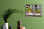 St. Andrews Window Box - Vibrant Giclée Print | Prints in Paintings by Michelle Keib Art. Item composed of paper