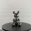 Small Stainless Steel Bear 'SAM' | Sculptures by IRENA TONE. Item composed of steel in minimalism or art deco style