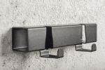 Wall Coat rack by the meter black | Hook in Hardware by Maarten Baptist. Item made of metal