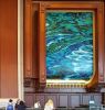 Water Series 1-3 from 'Under a Clear Sky.' | Oil And Acrylic Painting in Paintings by Margaret Juul | Manchester Grand Hyatt San Diego in San Diego. Item composed of canvas and synthetic