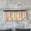 Horizon wall hanging | Macrame Wall Hanging in Wall Hangings by Mila MLcreation. Item made of cotton works with boho & art deco style