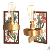 Biophilia Fix | Sconces by Habitat Improver - Furniture Restyle and Applied Arts. Item made of wood with metal works with eclectic & maximalism & art deco style