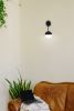 Tona Half-Dome Wall Sconce | Sconces by Atrix Lighting | Los Angeles in Los Angeles. Item composed of steel and glass
