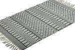 Rug & Kilim's Contemporary Dhurrie in Gray with White | Area Rug in Rugs by Rug and Kilim