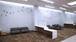 Murmurations | Wall Sculpture in Wall Hangings by Susan Hostetler Studio | Inova Fairfax Hospital in Falls Church. Item made of ceramic