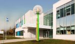 SUIVRE SON COURS | Public Sculptures by COOKE-SASSEVILLE | School La Myriade in Québec. Item made of aluminum