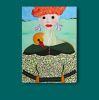 INVISIBLE WINGS - original portrait painting with swan | Oil And Acrylic Painting in Paintings by Marinela Puscasu. Item composed of canvas in contemporary or country & farmhouse style