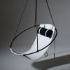 Studio Stirling Sling - House and Home Canada Jan/Feb 2021 | Swing Chair in Chairs by Studio Stirling. Item made of steel & leather compatible with modern style
