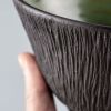 Handmade Carved Bowl Iridia Corolis | Dinnerware by Svetlana Savcic / Stonessa. Item made of stoneware works with japandi style