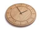 Oak Wood Wall Clock AUGUSTS | Decorative Objects by DABA. Item made of oak wood works with minimalism & contemporary style