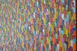 "Colorburst" 60x72" Oil on canvas | Oil And Acrylic Painting in Paintings by Melissa Ellis Art. Item made of canvas with synthetic
