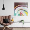 Useful Fiction | Oil And Acrylic Painting in Paintings by Kim Powell Art. Item composed of canvas and synthetic in contemporary or eclectic & maximalism style