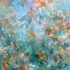 Little Bright Spots, large abstract painting | Oil And Acrylic Painting in Paintings by Jocelyn Elizabeth. Item made of canvas works with contemporary & eclectic & maximalism style