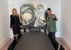 Lara Scolari Original Artwork, for Sydney Realestate Office | Oil And Acrylic Painting in Paintings by Lara Scolari | Ray White Balmain in Balmain. Item made of canvas
