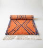 Moroccan Sunet: | Small Rug in Rugs by Artisanal Patterns. Item made of wool works with boho & minimalism style