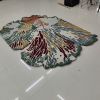 Organic Abstract Hand-Tufted Wool Rug | Area Rug in Rugs by Sitara Rugs. Item made of wool works with minimalism & contemporary style
