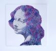 he heals my heart tribute to leonard de vinci | Mixed Media in Paintings by Virginie SCHROEDER. Item composed of canvas in minimalism or contemporary style