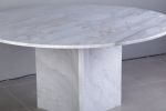 Marble Dining Table. Natural Stone Dining Table. | Tables by HamamDecor LLC. Item made of marble compatible with minimalism and contemporary style