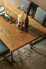 Frame Dining Table | Tables by LAGU. Item composed of oak wood and brass in modern style