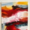 Campo de' Fiori - Abstract Painting by Michael Rich | Oil And Acrylic Painting in Paintings by Michael Rich. Item composed of canvas in minimalism or mid century modern style