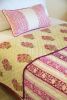 Alternate Rani Floral Striped Quilt | Linens & Bedding by Jaipur Bloc House. Item composed of cotton