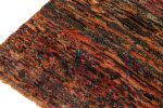 Vintage Gabbeh Tribal rug in Polychromatic Striae Pattern | Area Rug in Rugs by Rug and Kilim