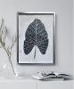 Leaf | Mosaic in Art & Wall Decor by Julia Gorbunova. Item made of glass works with minimalism & contemporary style