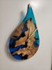 Resin River Wood Art Clock Wall Art | Decorative Objects by Carlberg Design