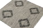 Rug & Kilim’s Contemporary Scatter Rug with White and Gray | Area Rug in Rugs by Rug and Kilim. Item made of wool