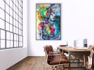 Tango in the Heartland, Abstract Oil Painting | Oil And Acrylic Painting in Paintings by Dorothy Fagan Fine Arts. Item composed of canvas compatible with contemporary and eclectic & maximalism style
