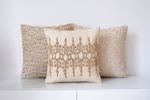 Ikat Beaded Cushion Cover | Pillows by Kubo. Item made of fiber
