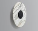 Messier Calacata Marble Sconce | Sconces by ETAMORPH. Item made of marble works with modern style