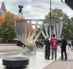 Lord Stanleys Gift Monument | Public Sculptures by Linda Covit | Sparks Street in Ottawa