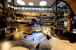 Digital Lake and Digital Waterfall | Microsoft Headquarters Dublin | Tiles by ASB GlassFloor. Item composed of glass