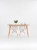 Extending White Oak Dining Table | Tables by Mo Woodwork. Item made of oak wood compatible with minimalism and mid century modern style