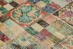 Vintage Zeki Múren Square Rug in Polychromatic Geometric | Area Rug in Rugs by Rug and Kilim