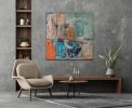 "Stable Ground" | Oil And Acrylic Painting in Paintings by Shirly Maimom Art. Item made of canvas compatible with contemporary and art deco style