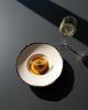 Deep Plate with Bronze Rim | Dinnerware by Pottery & Poetry