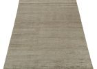 Rug & Kilim’s Solid Gray rug in Tone-on-Tone Hand-Knotted | Area Rug in Rugs by Rug and Kilim